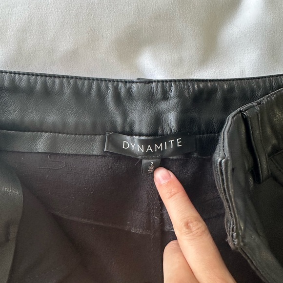 DYNAMITE leather pants - Picture 2 of 3